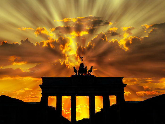 O Portão de Brandemburgo é um dos principais cartões postais de Berlim. Foto: Pixabay/Reprodução.