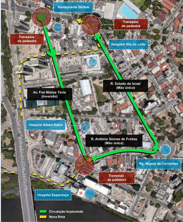 Confira as mudanças nas rotas. Foto: PCR/Divulgação