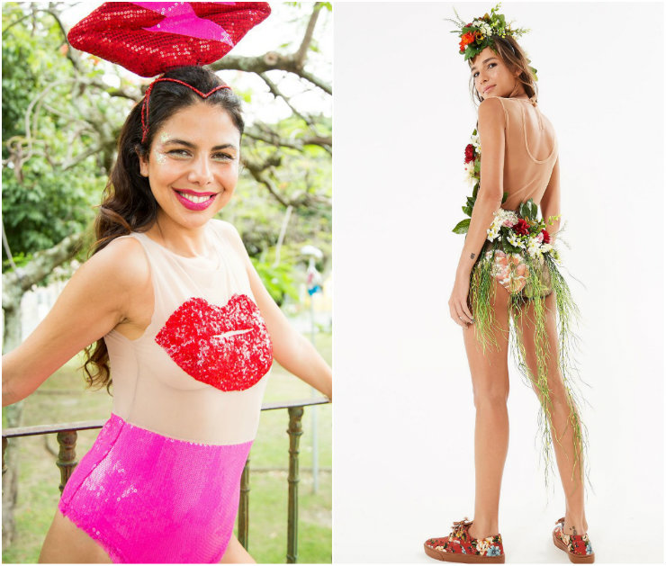 As peças da coleção de carnaval da Farm podem render fantasias completas ou combinações diversas entre si. Fotos: Farm/Divulgação