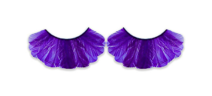 Cílios postiços extravagantes: poucas coisas são tão a cara do carnaval! Foto: Kryolan/Divulgação