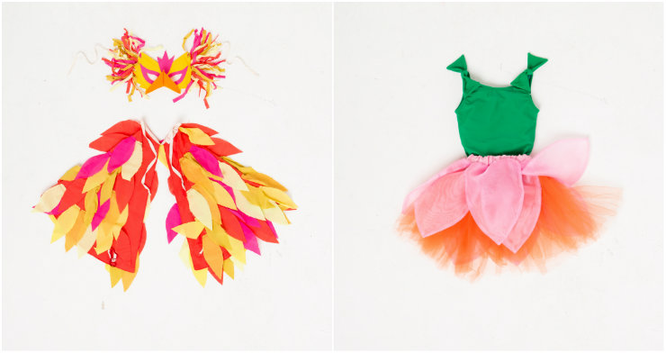 Fantasias para os pequenos foram inspiradas em elementos da natureza amazônica. Fotos: Fábula/Divulgação