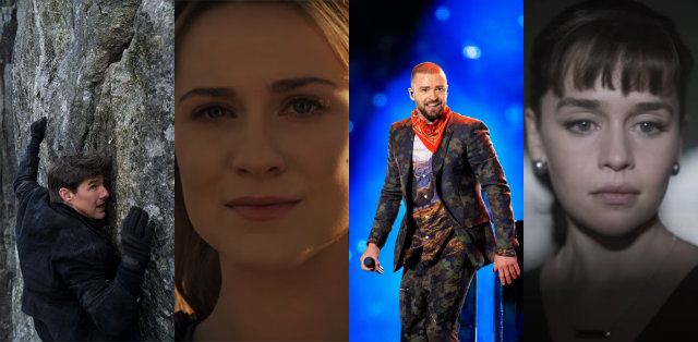 Filmes e séries escolhem intervalos do Super Bowl para mostrar novidades. Fotos: YouTube/Reprodução e Christopher Polk/Getty Images/AFP/ Filmes e séries escolhem intervalos do Super Bowl para mostrar novidades. Fotos: YouTube/Reprodução e Christopher Polk/Getty Images/AFP/