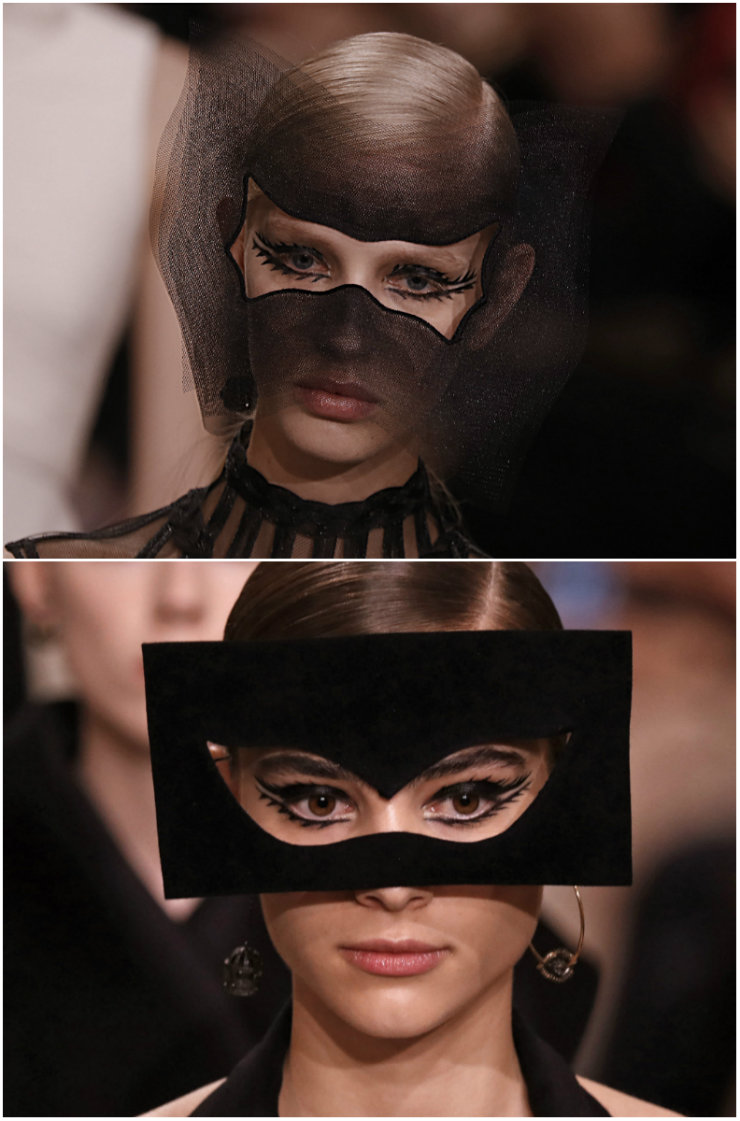 O futurismo da Dior foi um dos destaques da temporada. A coleção, assinada por Maria Grazia Chiuri, homenageou a argentina Leonor Fini. Foto: AFP/Divulgação