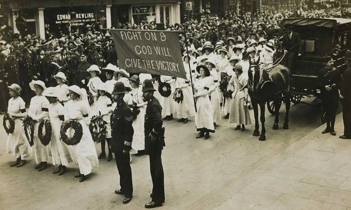 Há um século britânicas marcharam para conseguir garantir direito ao voto. Foto: Agência France-Presse/ Museu de Londres./ Há um século britânicas marcharam para conseguir garantir direito ao voto. Foto: Agência France-Presse/ Museu de Londres./