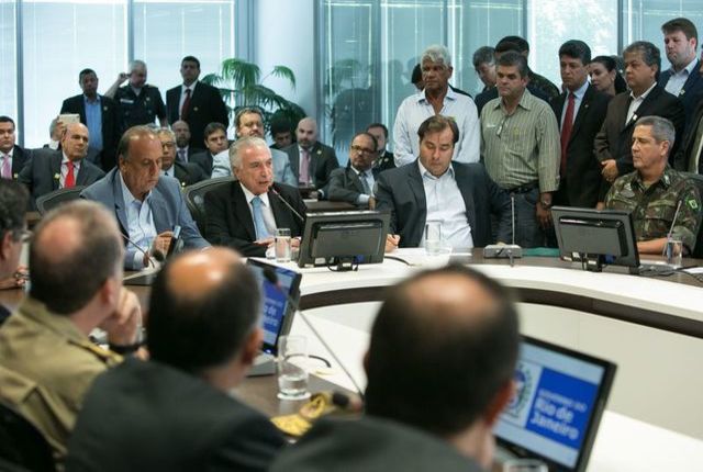 Presidente da Rep&uacute;blica, Michel Temer, participa de Reuni&atilde;o de trabalho sobre seguran&ccedil;a. Foto: Alan Santos/PR/