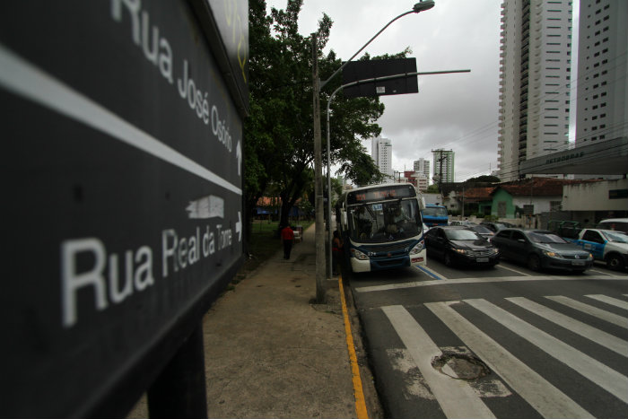 O engarrafamento é principalmente até o cruzamento com a Rua José Osório. Foto: Marlon Diego/Esp DP/ O engarrafamento é principalmente até o cruzamento com a Rua José Osório. Foto: Marlon Diego/Esp DP/
