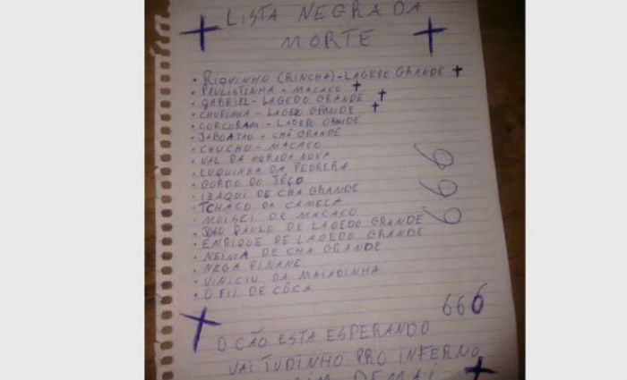 Sétimo nome da chamada lista da morte é assassinado em Chã Grande . Foto: Reprodução/ Facebook/ Sétimo nome da chamada lista da morte é assassinado em Chã Grande . Foto: Reprodução/ Facebook/