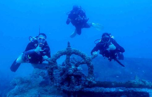 Operadora Abissal apontou mais um naufrágio no litoral de Serrambi. Falta oficializar junto à Capitania dos Portos/Freak Photos & Videos/Divulgacao Operadora Abissal apontou mais um naufrágio no litoral de Serrambi. Falta oficializar junto à Capitania dos Portos/Freak Photos & Videos/Divulgacao