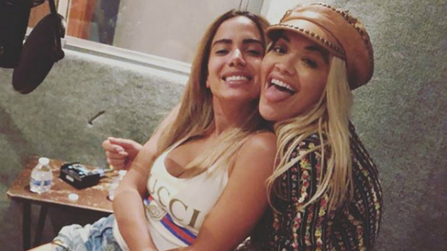 Anitta levanta suspeita de parceria musical com Rita Ora. Foto: Instagram/Reprodução/
