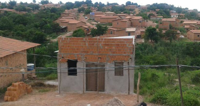 Tudo o que já foi construído na igreja, foi retirado da vaquinha virtual. Foto: Arquivo Pessoal
