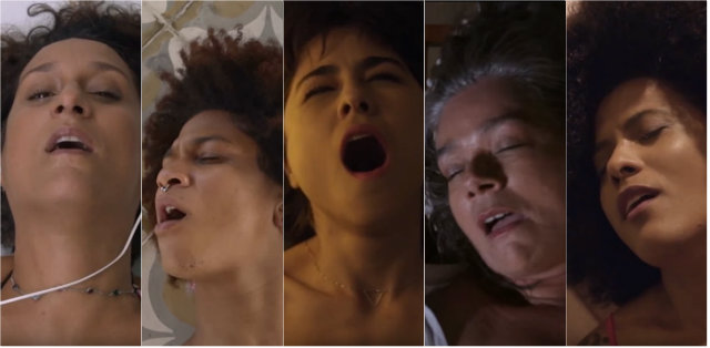 Clipe contou com um elenco de oito mulheres, com idades entre 27 e 57 anos. Fotos: YouTube/Reprodução/ Clipe contou com um elenco de oito mulheres, com idades entre 27 e 57 anos. Fotos: YouTube/Reprodução/