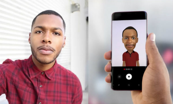 Recurso My Emoji mapeia mais de 100 expressões faciais e faz um avatar virtual do usuário. Créditos: Samsung/Divulgação