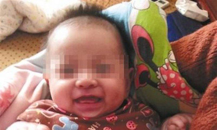 O menino, chamado "Tiantian" ("Doce-doce" em chinês), nasceu em 9 de dezembro. Foto: Reprodução/Internet/ O menino, chamado "Tiantian" ("Doce-doce" em chinês), nasceu em 9 de dezembro. Foto: Reprodução/Internet/