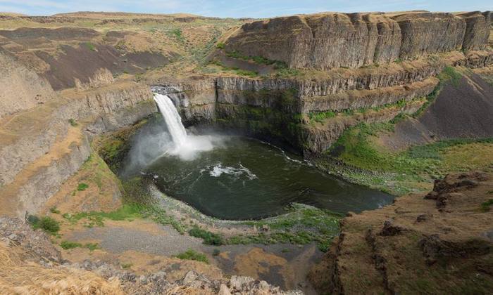 Rio Palouse, nos EUA, é uma das maiores erupções vulcânicas terrestre: elementos orgânicos que deram origem à vida vieram desse tipo de atividade. Foto: Robert Hubner/Washington State University Photography Services - 30/6/17/