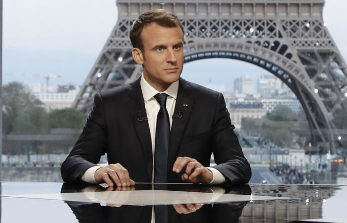 Foto: Francois Guillot / AFP/Macron tamb&eacute;m afirmou que a Fran&ccedil;a deseja lan&ccedil;ar uma iniciativa diplom&aacute;tica sobre a S&iacute;ria
