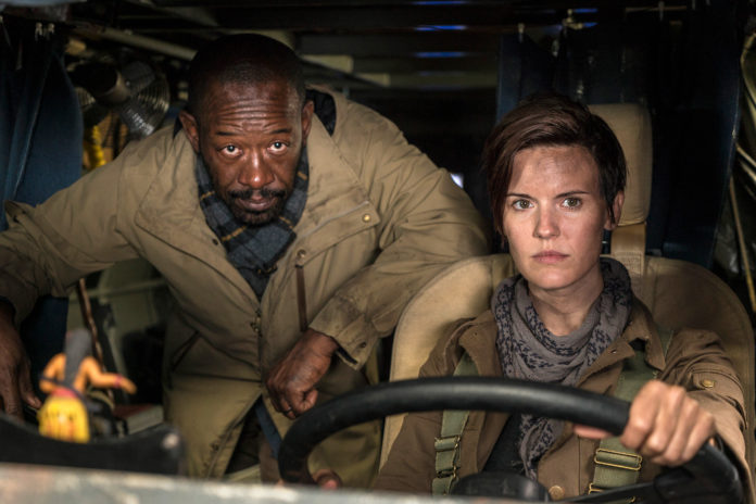 Morgan (Lennie James) e Al (Maggie Grace) em Fear. Foto: AMC/Divulgação./ Morgan (Lennie James) e Al (Maggie Grace) em Fear. Foto: AMC/Divulgação./
