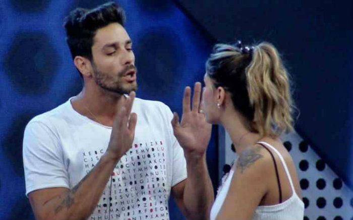 A passagem dos ex-BBBs Diego Grossi e Franciele pelo 'Power Couple Brasil' foi marcada pelo temperamento explosivo de ambos. foto: Record TV/Reprodução/