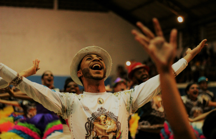 Madson de Paula, noivo da Quadrilha Junina Lumiar, do Pina. Foto: Samuel Calado/Esp.DP