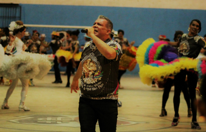 Fábio Andrade, presidente e marcador da Junina Lumiar. Foto: Samuel Calado/Esp.DP