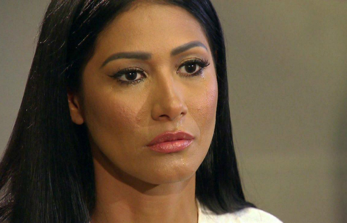 'Peso 50 quilos e caí para 42', contou a cantora. Foto: TV Globo/Reprodução/ 'Peso 50 quilos e caí para 42', contou a cantora. Foto: TV Globo/Reprodução/