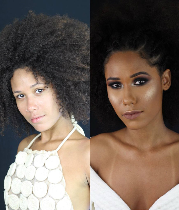 Projeto Como eu me vejo lança mão de maquiagem, penteado e sessão de fotos profissionais para valorizar a beleza natural das mulheres. Fotos: Beauty Bar/Divulgação/ Projeto Como eu me vejo lança mão de maquiagem, penteado e sessão de fotos profissionais para valorizar a beleza natural das mulheres. Fotos: Beauty Bar/Divulgação/
