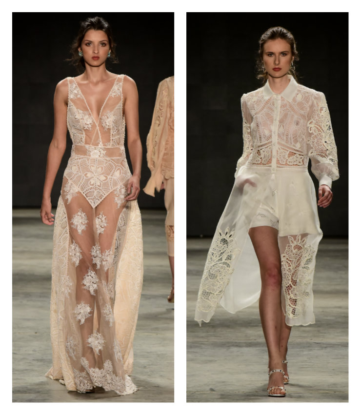 Transparência e fluidez enriqueceram composições da cearense Almerinda Maria, cujo trabalho com rendas teve início nos anos 1980. Fotos: Roberta Braga/Divulgação