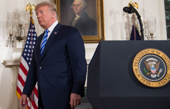 O fato de Trump evocar essa possibilidade provocou uma enxurrada de cr&iacute;ticas, inclusive dentro de seu partido. Foto: Saul Loeb / AFP/