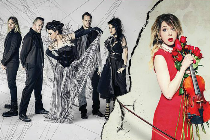 Lindsey Stirling toca violino na faixa. Foto: Facebook/Reprodução/