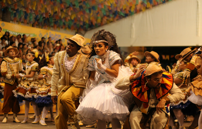 As apresentações começaram nessa terça-feira. Na foto, a Quadrilha Junina Raio de Sol. Foto: Samuel Calado/Esp.DP