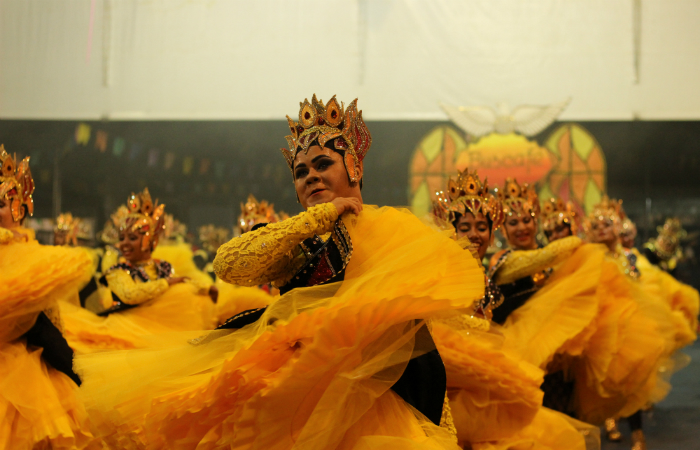 A Traque homenageou as quadrilhas juninas evangélicas que existem no Brasil. Foto: Samuel Calado/Esp.DP