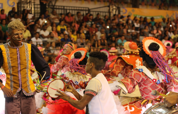 A Coração sempre traz ao Arraial um tema com enfoque social. Este foi o ano de estreia na categoria adulta. Foto: Samuel Calado/Esp.DP