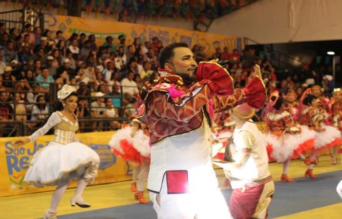 Alexandre Frank, marcador da Junina Coração. Foto: Samuel Calado/Esp.DP