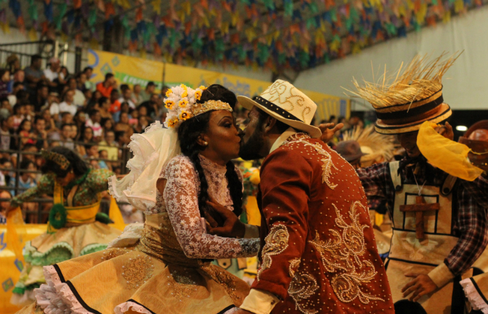Noivos da Junina Zé Matuto, de São Lourenço da Mata. Foto: Samuel Calado/Esp.DP
