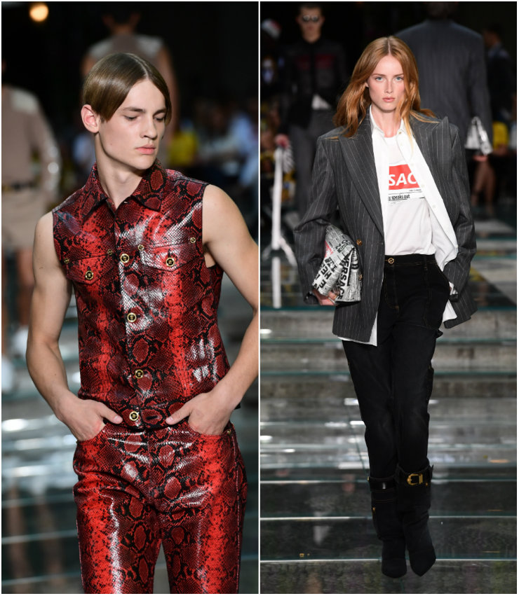 Grifes como Dolce&Gabbana, Prada, Fendi e Giorgio Armani permaneceram fiéis ao evento. Foto: Miguel Medina/AFP