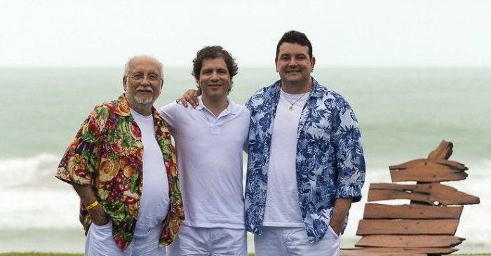 Roberto Menescal, Luciano Magno e André Rio. Foto: Divulgação