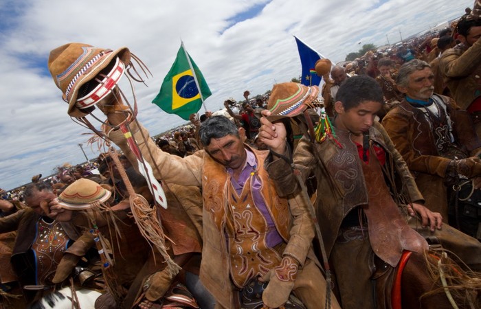 Vaqueiros de todos os municípios sertanejos se reúnem na celebração. Foto: Divulgação/ Vaqueiros de todos os municípios sertanejos se reúnem na celebração. Foto: Divulgação/