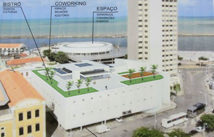 Novo projeto arquitet&ocirc;nico do local onde funcionava a Livraria Cultura
Foto: Nando Chiappetta / DP/