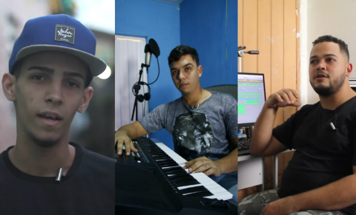 O projeto visitou estúdios localizados em bairros como Ibura, Cajueiro e Várzea. Foto: Marlon Diego/Esp. DP e YouTube/Reprodução/ O projeto visitou estúdios localizados em bairros como Ibura, Cajueiro e Várzea. Foto: Marlon Diego/Esp. DP e YouTube/Reprodução/