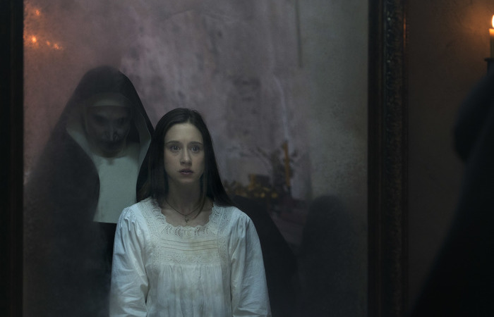 "Eu sou uma pessoa muito sensível, muito assustada. Eu não queria Valak (a freira demoníaca do filme) assombrando minha mente", conta a atriz. Foto: Warner Bros./Divulgação/ "Eu sou uma pessoa muito sensível, muito assustada. Eu não queria Valak (a freira demoníaca do filme) assombrando minha mente", conta a atriz. Foto: Warner Bros./Divulgação/