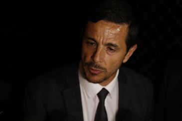 O advogado de defesa do agressor do deputado Jair Bolsonaro, Zanone Oliveira Junior fala à imprensa/Tomaz Silva/Agência Brasil