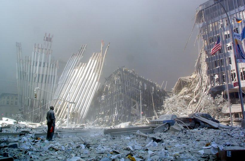 Destroços do World Trade Center, atacado em 11 de setembro de 2001. Foto: DOUG KANTER / AFP FILES / AFP/ Destroços do World Trade Center, atacado em 11 de setembro de 2001. Foto: DOUG KANTER / AFP FILES / AFP/