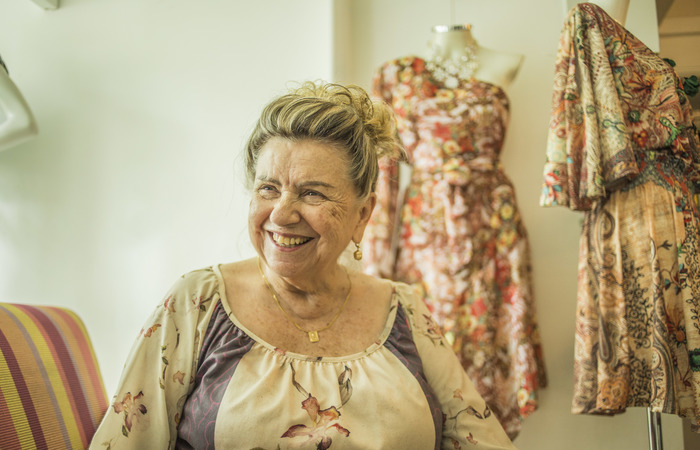 Gl&oacute;ria mora h&aacute; cinco d&eacute;cadas na Rua Ferreira Lopes, uma das mais elegantes. Foto: Camila Pifano/Esp. DP/