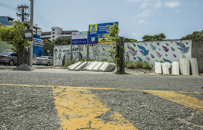 Rua do Príncipe, uma das mais movimentadas da região, é modelo para o projeto. Foto: Camila Pifano/Esp. DP