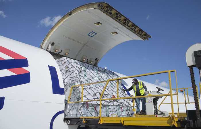 Avião cargueiro da Latam Cargo: aumento de 7,9% na movimentação de produtos. Foto: LATAM/Divulgação/ Avião cargueiro da Latam Cargo: aumento de 7,9% na movimentação de produtos. Foto: LATAM/Divulgação/