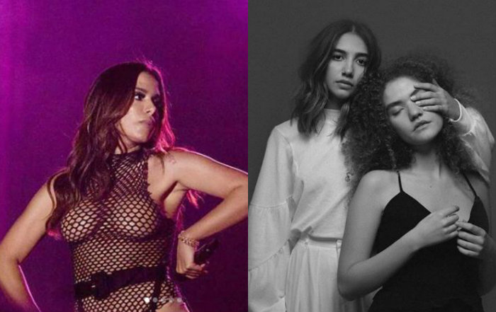 Anitta e o duo Anavitória estão entre as indicadas. Fotos: Reprodução/Instagram/ Anitta e o duo Anavitória estão entre as indicadas. Fotos: Reprodução/Instagram/