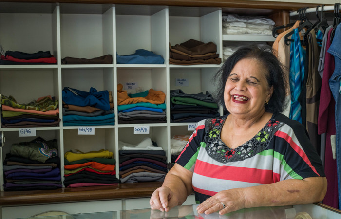 Ladejane decreta: "Deus me livre ir para o shopping". Foto: Camila Pifano/Esp. DP