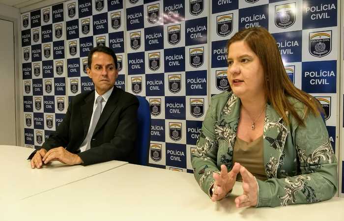 Delegada Beatriz Gibson que investigou o caso. Foto: Polícia Civil/Divulgação/ Delegada Beatriz Gibson que investigou o caso. Foto: Polícia Civil/Divulgação/