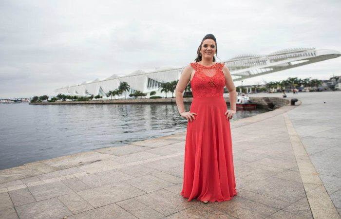 Nathalia esteve no Rio de Janeiro para receber a premiação. Ela foi uma das sete escolhidas entre as 524 mulheres inscritas. Foto: Aline Massuca/Divulgação/ Nathalia esteve no Rio de Janeiro para receber a premiação. Ela foi uma das sete escolhidas entre as 524 mulheres inscritas. Foto: Aline Massuca/Divulgação/