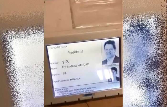 Cena do v&iacute;deo postado na internet: Pol&iacute;cia Federal vai investigar - foto: Reprodu&ccedil;&atilde;o/Twitter/