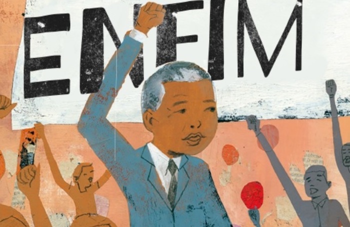 Livro aborda diversos per&iacute;odos da vida de Nelson Mandela, como a inf&acirc;ncia e liberta&ccedil;&atilde;o da pris&atilde;o. Imagem: V&R Editora/Divulga&ccedil;&atilde;o/